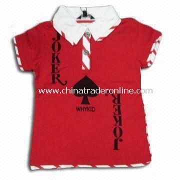 100% Cotton Childrens T-shirt, Available in Various Colors