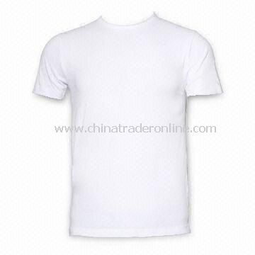 Promotional T-shirt, Made of Cotton and Single Jersey and Compressed Packing with European Size