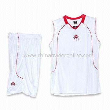 Basketball/Sports Jersey, Made of 100% Polyester, Customized Designs are Accepted from China