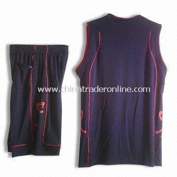 Basketball/Sports Jersey with Dry Fit Function, Composed of 100% Polyester