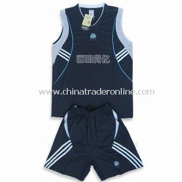 Basketball/Sports Jersey with Dry Fit Function, Made of 100% Polyester from China