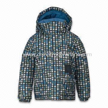 Boy Mini Shred Fray Skiwear with DWR Coating and Taffeta Lining from China