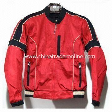 Cycling Jersey with Polyester Padding, Comes in Red Color from China