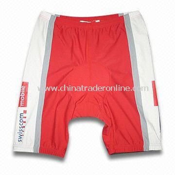 Cycling Short Pants with Mesh/Fleece Inside Attached and Stopper Tape at Hem from China