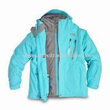 Girls Blue Breeze 3-in-1 Skiwear with Fully Seam Sealed Outer Shell and Polyurethane Coating from China