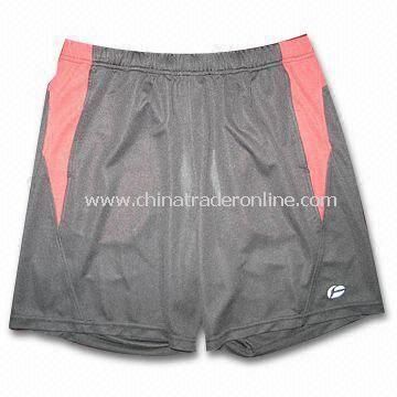 Mens Basketball Shorts with Bespoke Labels, Available in Various Colors, Made of Polyester