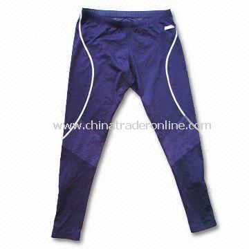 Mens Microfiber Soccer Pant, Made of 100% Polyester, Available with 2 Contrast Side Pockets