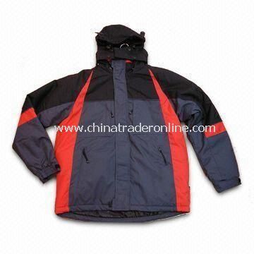 Mens Skiwear with Polyester Taffeta Lining and Nylon Taslon Outsole