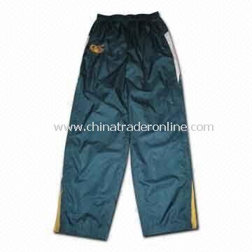 Mens Sports Pants, Made of 100% Polyester Micro Diamond, Suitable for Australia Teams from China