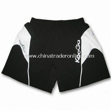 Mens Tricot Mesh Basketball Shorts, Customized Designs are Accepted, Available with Bespoke Labels from China