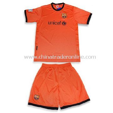 Personalized Soccer Jersey, Made of 100% Polyester, OEM Orders are Welcome from China