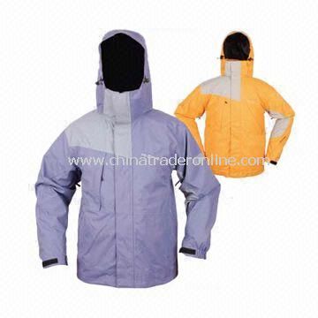 Skiwear/Jacket with Velcro Closure and 190T Polyester Lining