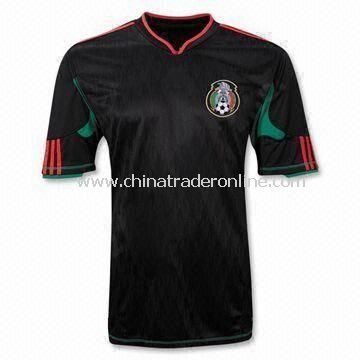 Soccer Jersey, Made of 145gsm 100% Polyester, Available in Various Sizes