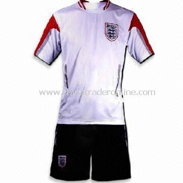 Soccer Jersey with Interlock Neck Trim, Customized Designs are Accepted