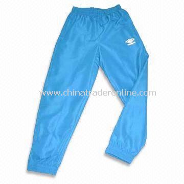 Sports Pants in Blue, Made of 100% Polyester, Suitable for Boy, Various Colors are Available from China