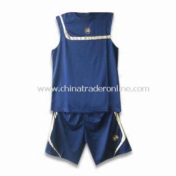 Team Uniform, Made of 100% Polyester, Customized Designs are Accepted from China