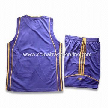 Trendy Basketball Jersey with Dry Fit Function, Accepts Customized Designs and Logos from China