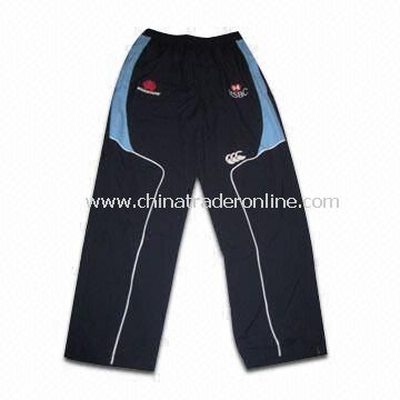 Waratahs 2010 Players Training Track/Sports Pants for Men, Made of 100% Polyester Double Weave