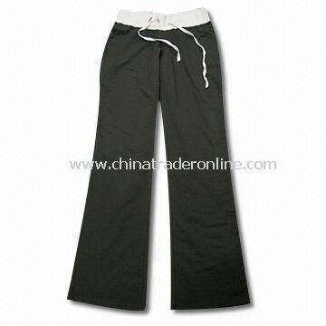 Womens Pants, Made of 95% Cotton and 5% Spandex from China