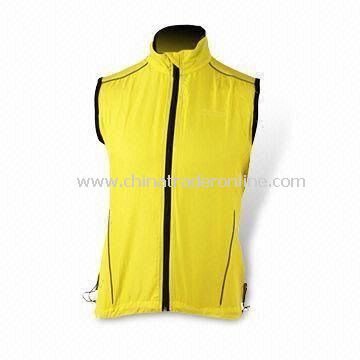 Yellow Cycling Jersey with Pantone Color, Various Sizes are Available from China