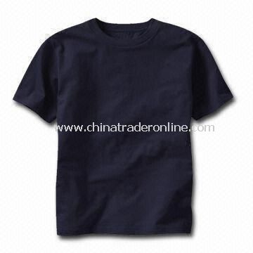 Childrens T-shirt, Customized Designs, Fabrics, and Logos are Welcome, Made of 100% Cotton