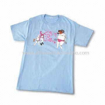 Childrens T-shirt, Made of 100% Cotton, Customized Orders are Welcome