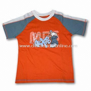 Childrens T-Shirt, Made of 180gsm Combed 100% Cotton