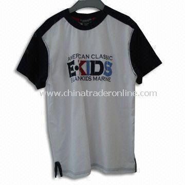 Childrens T-Shirt, Various Colors and Sizes are Available, Made of Polyester and Cotton