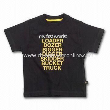 Childrens T-shirt in 2 to 10T Size, Customized Styles are Welcome