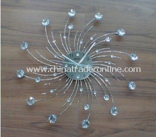 Crystal wall clock