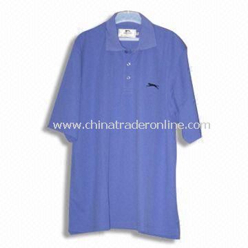 Short-sleeved Mens Golf T-shirt, Available in 2XS to 6XL Size Range from China