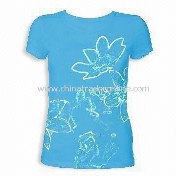 Womens T-Shirt with Printing Pattern and Short Sleeve Style