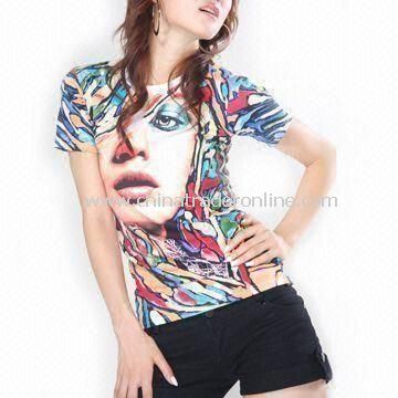 Womens Yardage Printed T-shirt from China