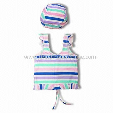 Childrens Swimwear, Made of 80% Polyester and 20% Spandex, OEM Orders are Welcome from China