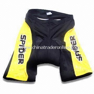 Cycling Shorts in Various Printings, Made of Coolmax Fabric, Customized Artworks are Accepted