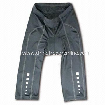 Female Cycle Shorts, Supports Flat Lock Seams and 6 Panel Designs from China