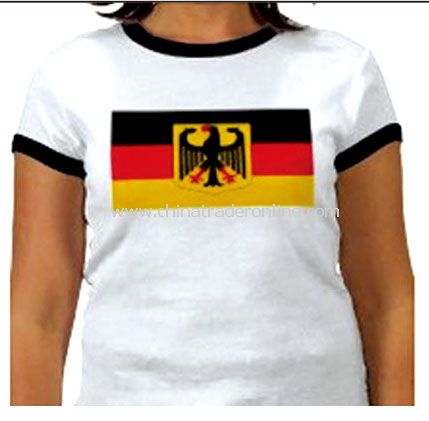 germany t-shirt flag from China