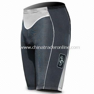 Lycra Mens Cycling Shorts with Anatomical Fit from China