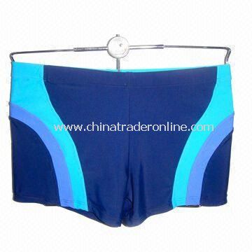 One-piece Swimwear, Made of 82% Nylon and 18% Spandex, Available in Blue from China