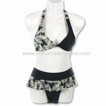 Two-piece Bikinis/Swimwear, Made of 82% Nylon and 18% Spandex from China