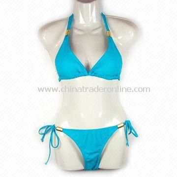 Two-piece Swimwear Set, Made of Polyamide and Spandex from China