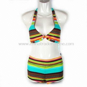 Two-Piece Swimwear Set, Made of Polyamide and Spandex