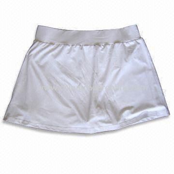 Womens Running Skirt with Wicking and Anti-microbial Features, Available in White from China