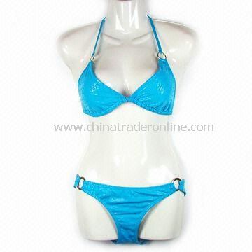 Womens Swimwear with Fashionable Design and Best Price, Made of Polyester and Spandex Material from China