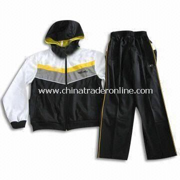 Boys Knitted Jogging Sets, Made of 100% Polyester, Available in Various Sizes from China