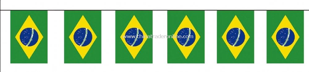 Brazil bunting flag