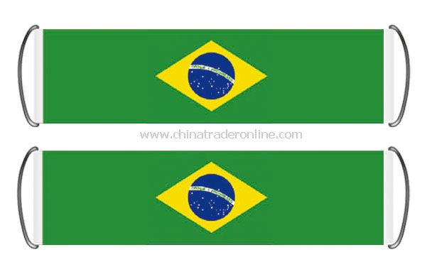 Brazil fan banner flag from China