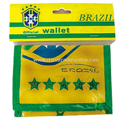 Brazil wallet flag from China