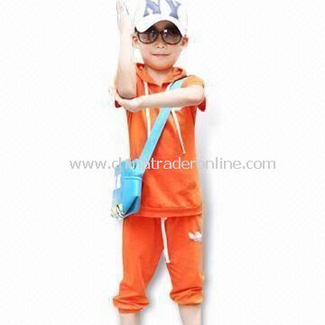 Childrens Jogging Suit, Comfortable and Breathable from China