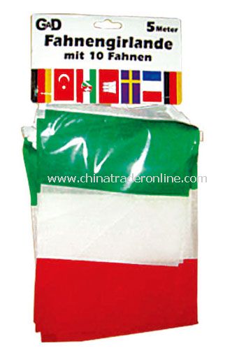 Italy bunting flag